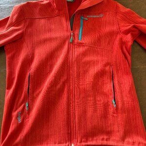 Norrona Lyngen Warm2Flex Fleece Jacket - Men's Orange Peel Large